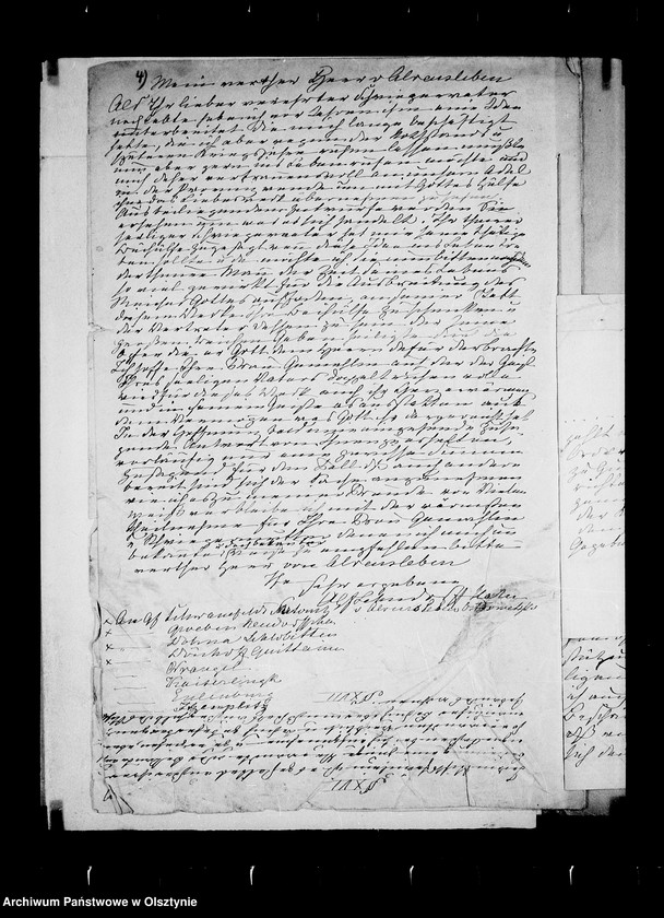image.from.unit.number "/Konzept des Aufrufs der Gfin Anna Lehndorff an den Adel Preussens u. Bitte um Beitrittserklärung zum Adel. Fräuleinstift u. Zahlung v. Beiträgen, Konzepte von Briefen an einige Familien/"