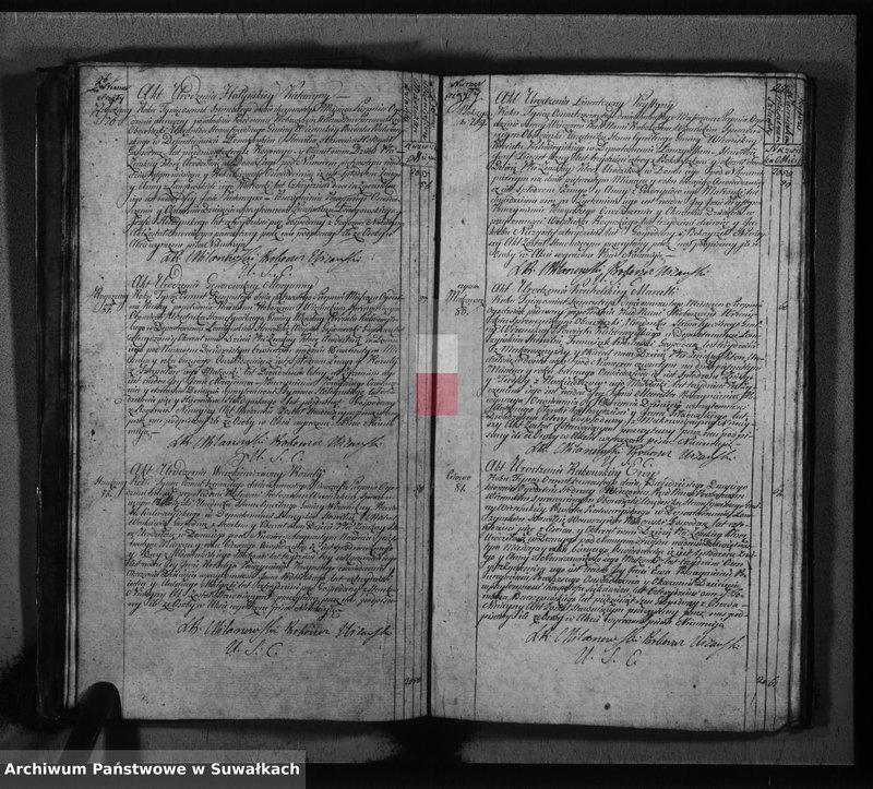 image.from.unit.number "Akta urodzonych gminy wiżańskiey powiatu kalwaryjskiego w departamencie łomżyńskim od dnia 1-go miesiąca stycznia do dnia ostatniego miesiąca grudnia 1816 roku"
