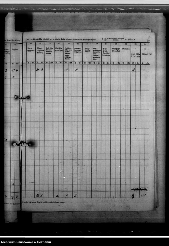 Obraz 10 z jednostki "Nachweisungen von übertragbaren Krankheiten"