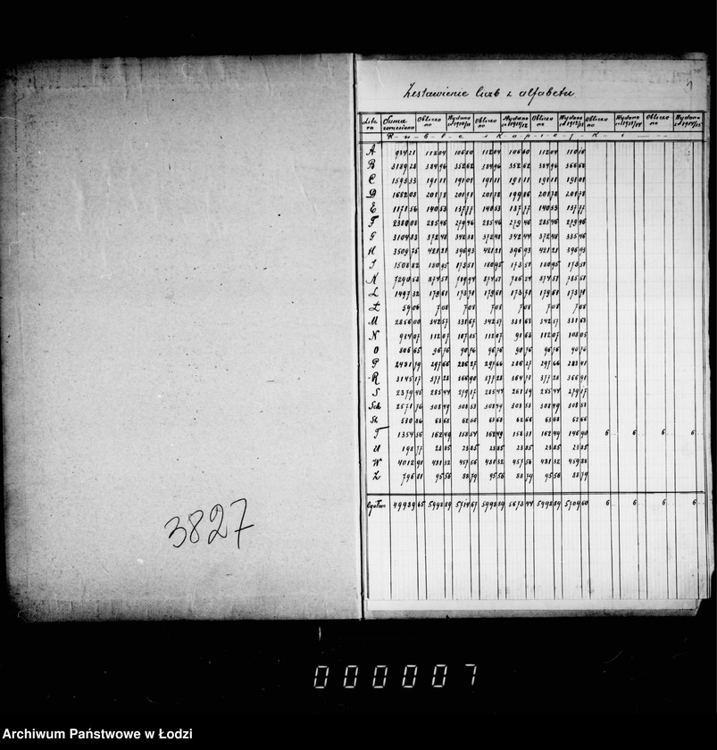 Obraz 5 z jednostki "Książka składek na budowę rzeźni bałuckiej"