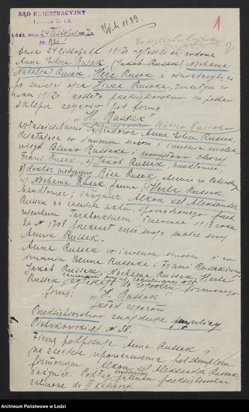 Obraz 4 z jednostki "Hersz Russak- skład zegarów"