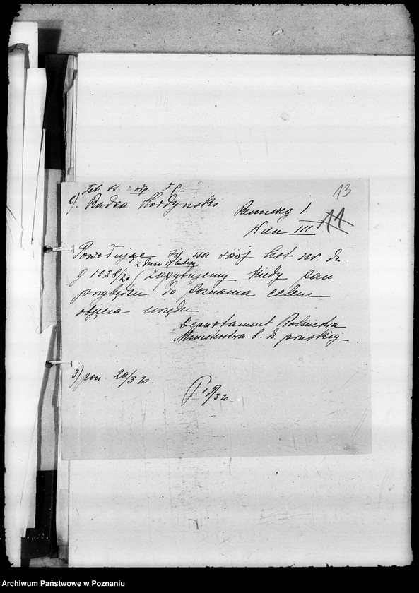 Obraz 18 z jednostki "Sprawy osobowe Pertraktacje z petentami"