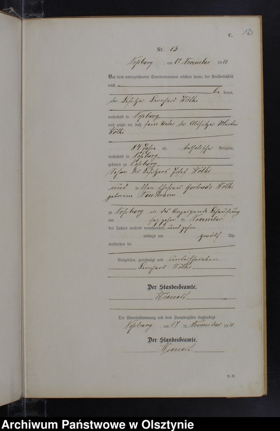 image.from.unit.number "Sterbe-Neben-Register Nr 1 - 15"