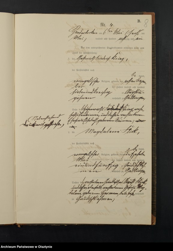 image.from.unit.number "Heiraths-Neben-Register Nr 1 - 14"