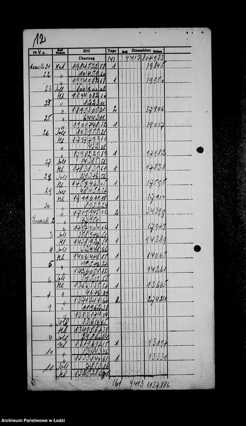 Obraz 16 z jednostki "Bankkonto nr 700"