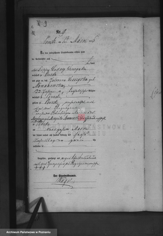 Obraz 12 z jednostki "Księga zgonów"