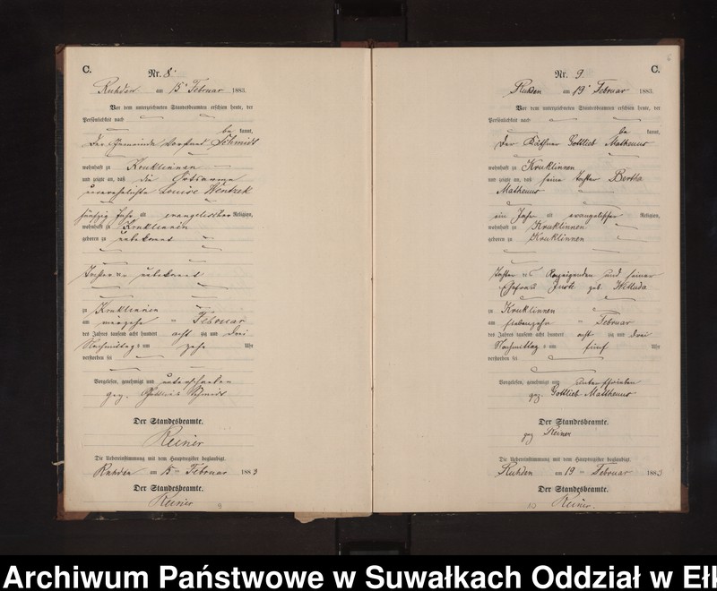 image.from.unit.number "Sterbe-Neben-Register des Preussischen Standes-Amtes Stasswinnen Kreis Loetzen"