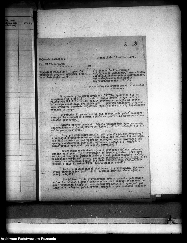 Obraz 6 z jednostki "Przymusowy wykup majątku Chrzypsko Wielkie i Białcz powiatu międzychodzkiego"