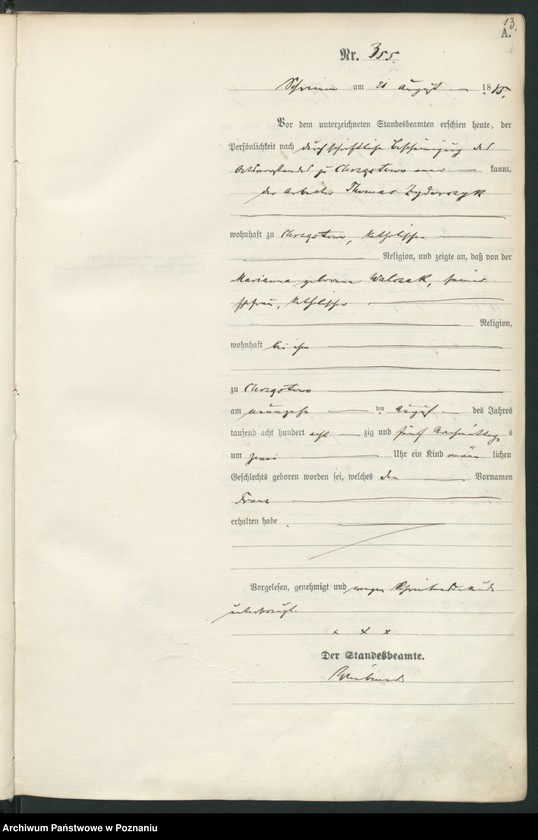 image.from.unit.number "Księga urodzeń t. II"