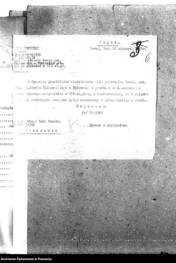 Obraz 10 z jednostki "Pow. lekarz Weterynaryjny Wąbrzeźno"