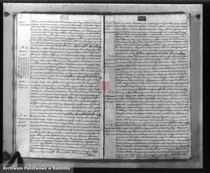 image.from.unit.number "Księga duplikatu aktów religijno-cywilnych parafii Głowaczewskiey na rok 1835"