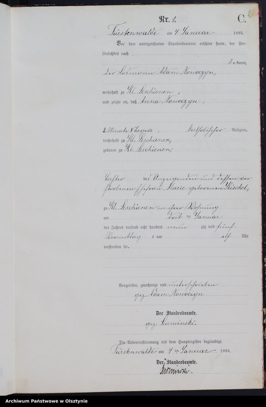 image.from.unit.number "Sterbe-Neben-Register Nr 1 - 121"