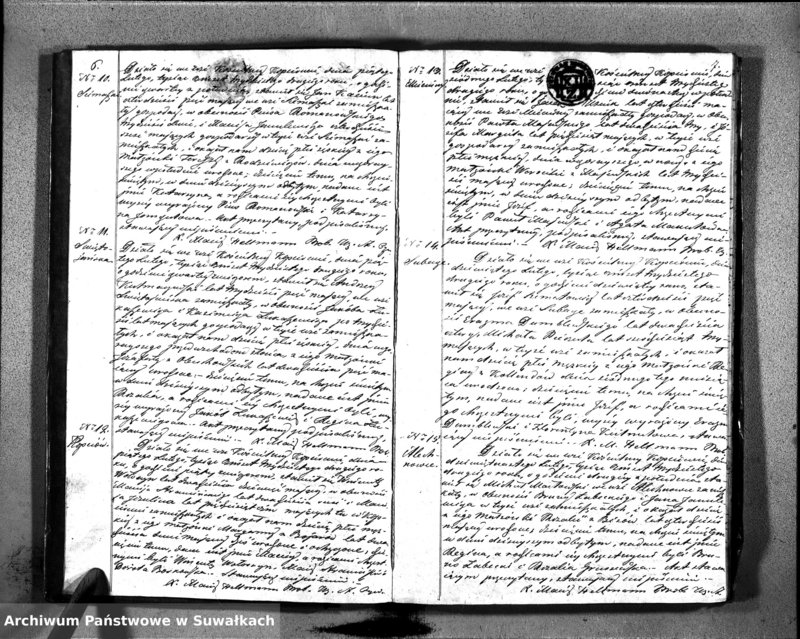 image.from.unit.number "Duplikat Aktów Urodzonych, Zaślubionych i Zeszłych Parafii Kopciowskiey z 1832 Roku."