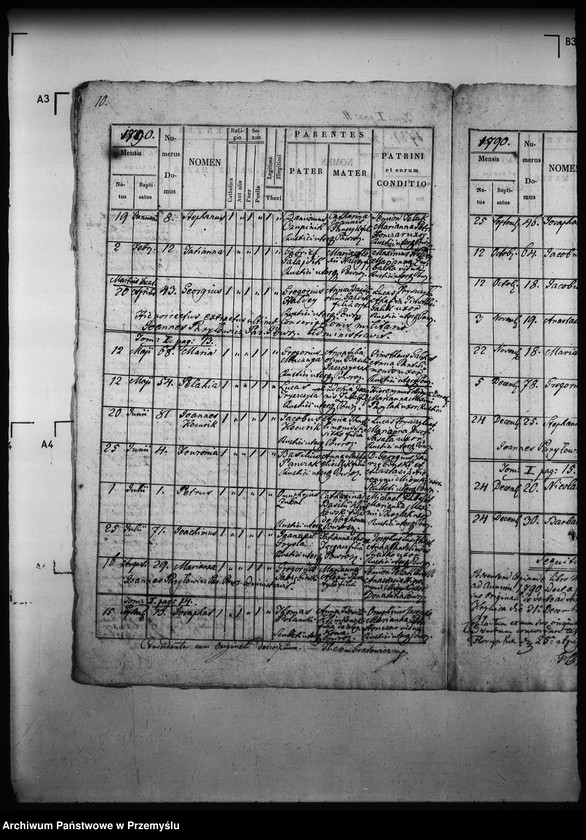 Obraz 14 z jednostki "[Kopie ksiąg metrykalnych parafii Powroźnik (dekanat Muszyna)]"