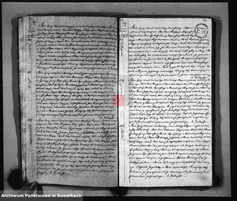 Obraz 20 z jednostki "Akta Urodzenia Gminy Filipowskiey od d. 1 Stycznia do dn. 31 Grudnia 1820 r."