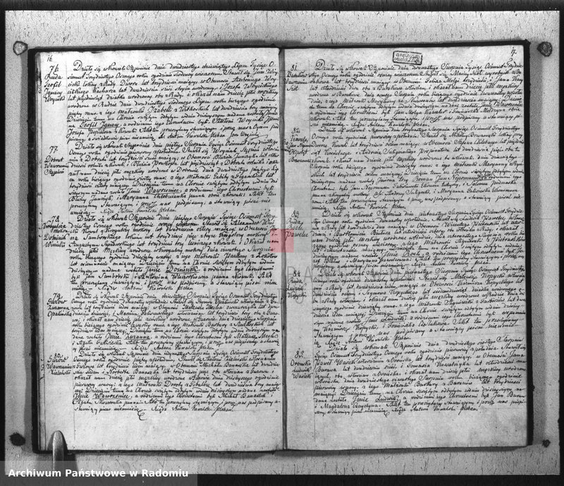 image.from.unit.number "Dupplikat Akt Religiyno- Cywilnych Urodzenia, Zaślubienia i Zeyścia parafii Kowali Stępociny Roku 1838"