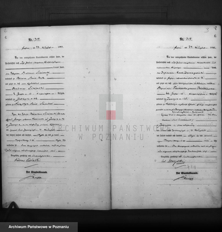 Obraz 3 z jednostki "Księga zgonów t. II"