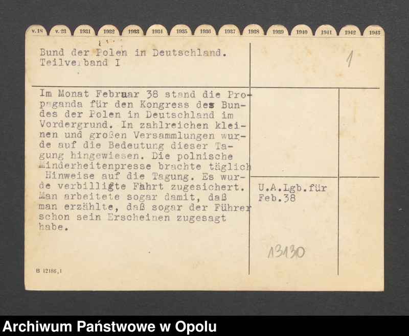 Obraz 3 z jednostki "Bund der Polen in Deutschland Teilverband I"