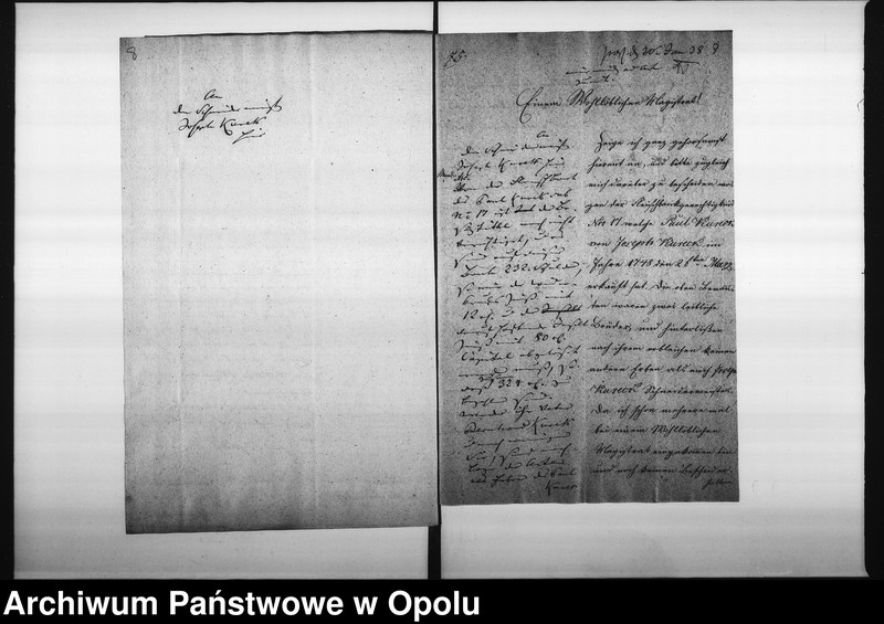 Obraz 11 z jednostki "Acta des Magistrats zu Oppeln betreffend die Ablösung der Fleischbank-Gerechtigkeit der Paul Kureck