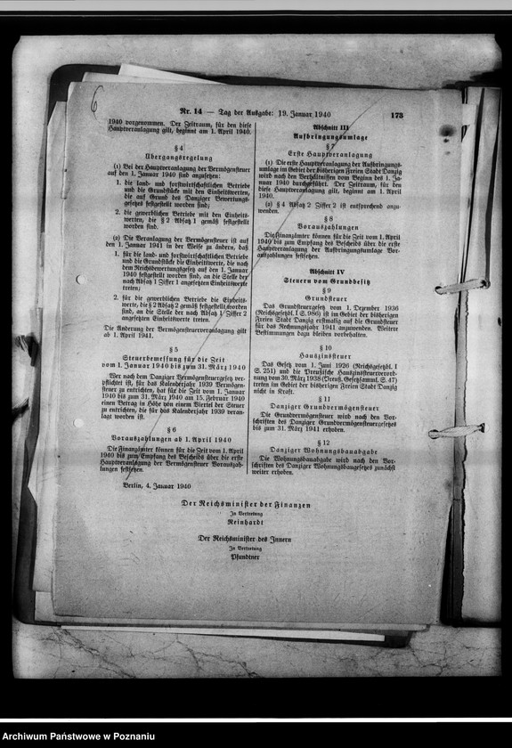 Obraz 10 z jednostki "Beschlagnahme und Einziehung reichsfeindlichen Vermögen."