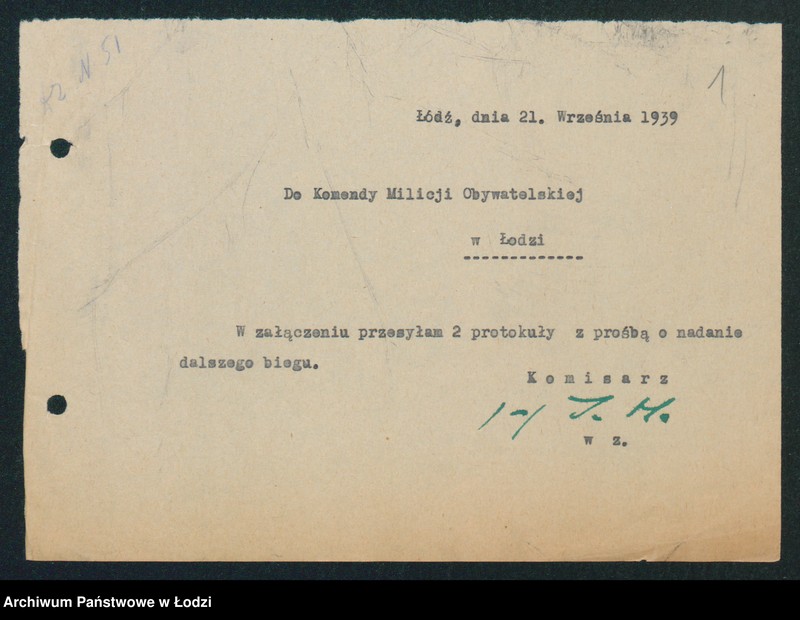 Obraz 3 z jednostki "IV Komisariat [protokoły zajść, aresztowań i kradzieży]"