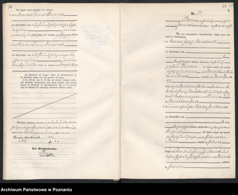 Obraz 16 z jednostki "Księga małżeństw"