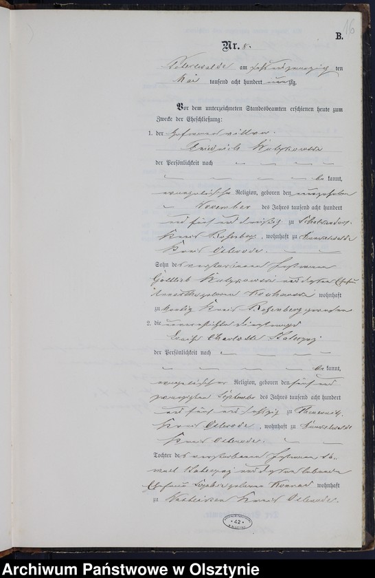 image.from.unit.number "Heiraths-Neben-Register Nr 1 - 20"