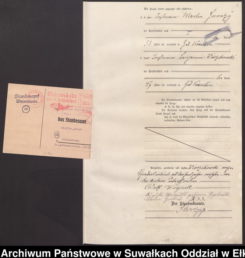 image.from.unit.number "Heirats-Haupt-Register des Königlichen Preussischen Standes-Amtes Bialla Kreis Johannisburg"