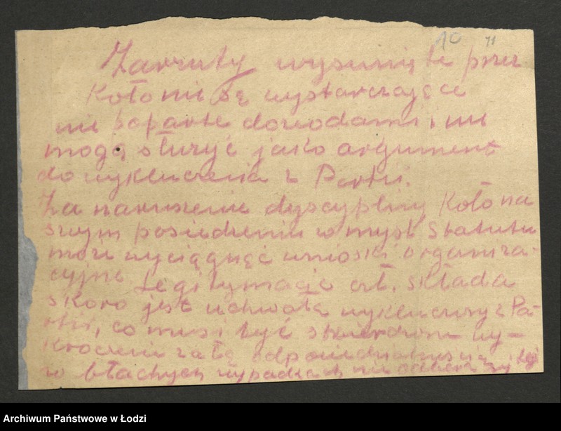 Obraz 11 z jednostki "Korespondencja [z Wydziałem Kolejowym KC]"