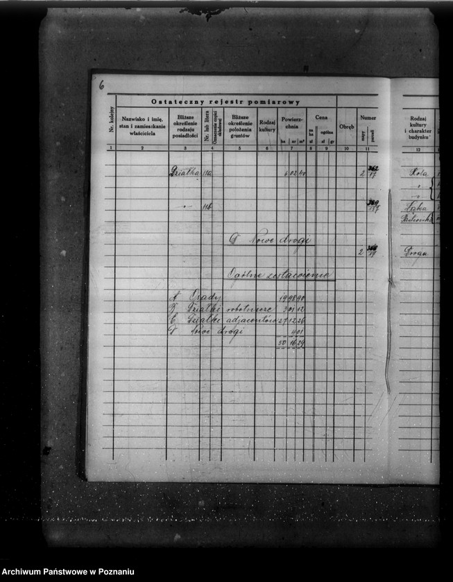 Obraz 10 z jednostki "Ostateczny rejestr pomiarowy majątku Zebertowo"