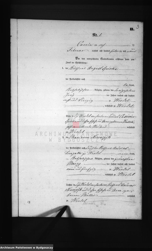 image.from.unit.number "Akta małżeństw - wtóropis"