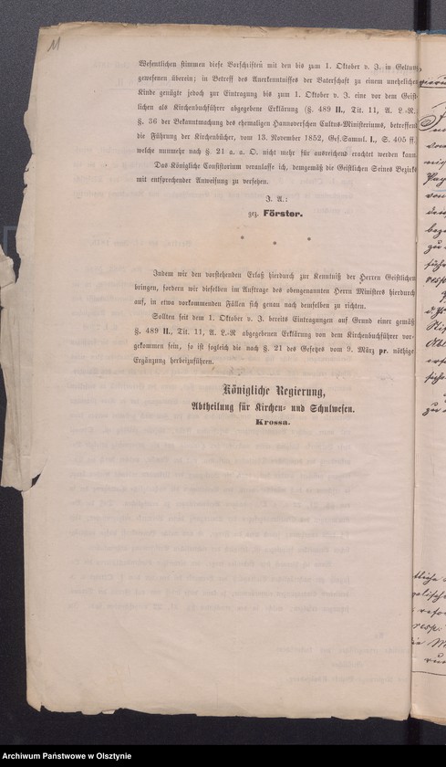 image.from.unit.number "Verhandlungen der Behörden an die Gemeinde Kirchenräthe gerichtet Vol. I"