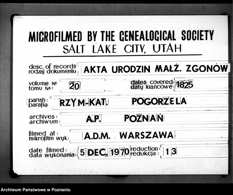 Obraz 18 z jednostki "Duplikat urodzonych, zaślubionych i zgonów"