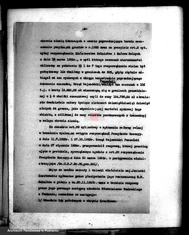 Obraz 16 z jednostki "/Sprawy parcelacyjne - powiat wyrzyski/"