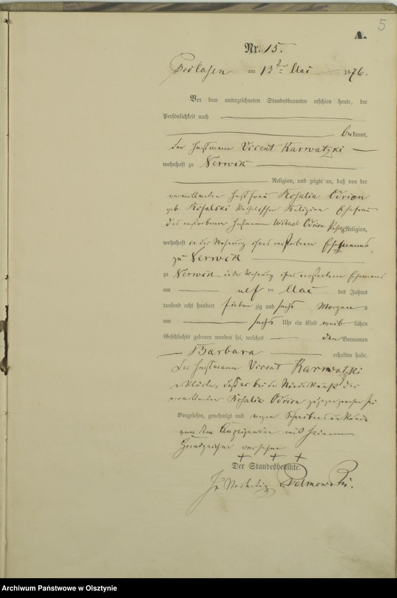 image.from.unit.number "Geburts-Haupt-Register Nr 11 - 53"