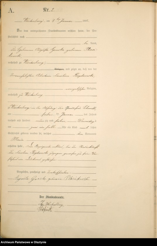 image.from.unit.number "Geburts-Haupt-Register Nr 1 - 194"