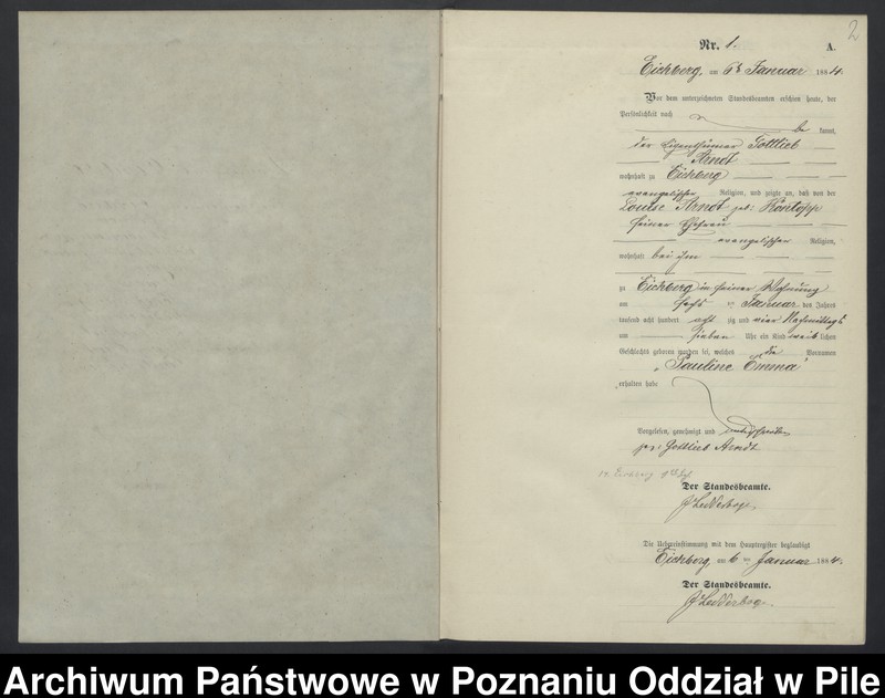 Obraz 4 z jednostki "Księga urodzeń"