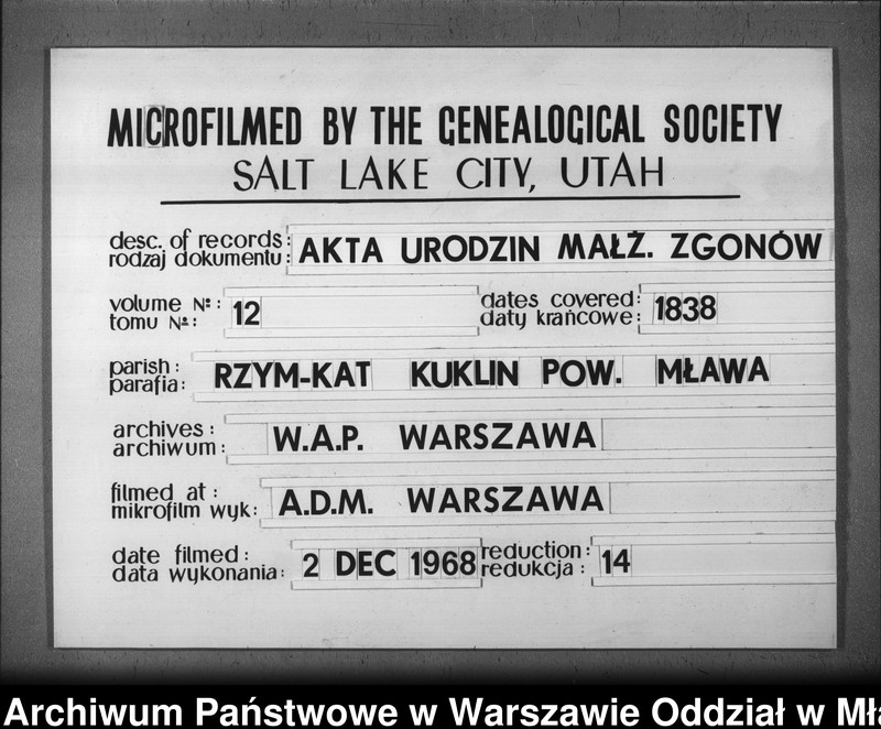 image.from.unit.number "Akta urodzin, małżeństw i zgonów"