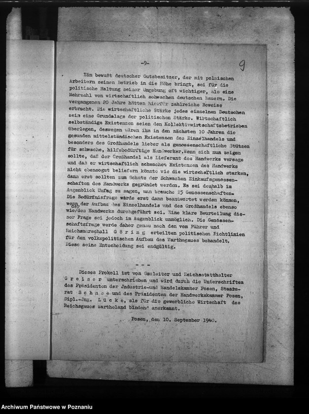 Obraz 13 z jednostki "Sprawozdania i protokoły zebrań w sprawie rzemiosła"