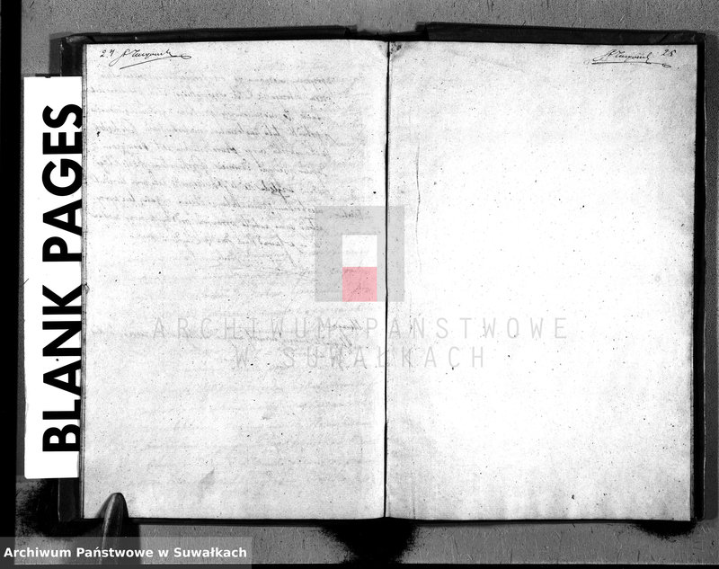 Obraz 10 z jednostki "Duplikat Akt Stanu Cywilnego Greko Rosyyskich Parafii Suwalskiey od dnia 4 Października / 22 Września do dnia 19/31 Grudnia 1843 roku."