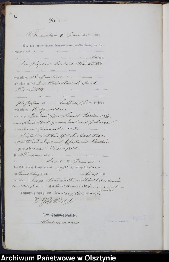 image.from.unit.number "Sterbe-Haupt-Register Nr 3 - 124"