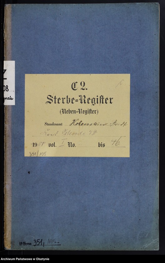 image.from.unit.number "Sterbe-Neben-Register Nr 1 - 46"