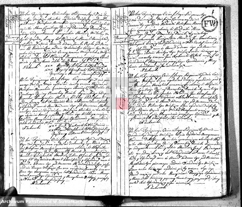 image.from.unit.number "Akta Gminy Przeroslskiey Zeszłych od Dnia 1- wszego Stycznia Roku 1817"