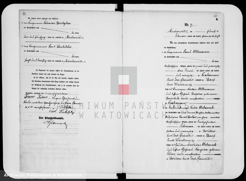 image.from.unit.number "Księga małżeństw za rok 1876 [nr 1 - 67]"