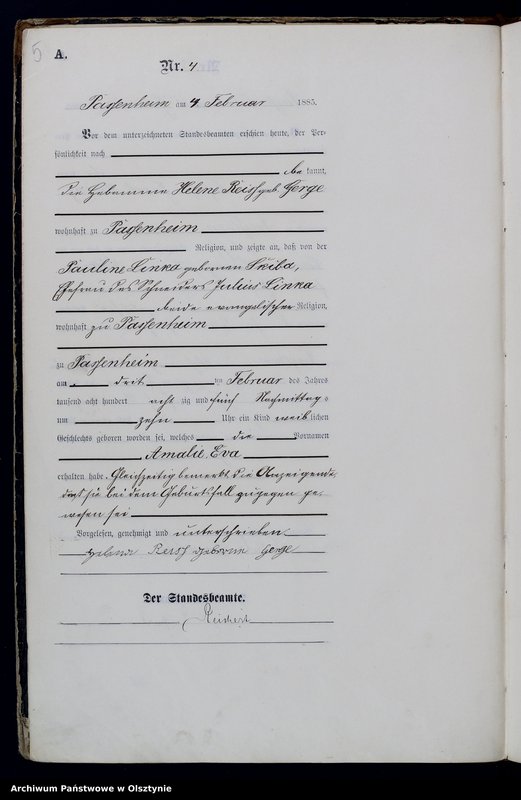image.from.unit.number "Geburts-Haupt-Register Nr 1 - 90"