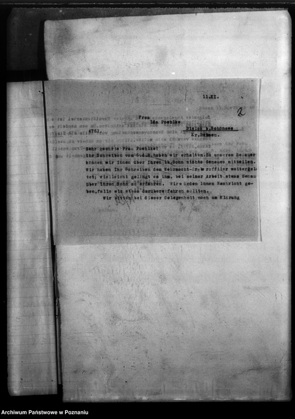 Obraz 6 z jednostki "Wilhelm Karl Pochlke aus Bielsk bei Schönsee, Kreis Briesen/ Westpreussen (Wąbrzeźno)"