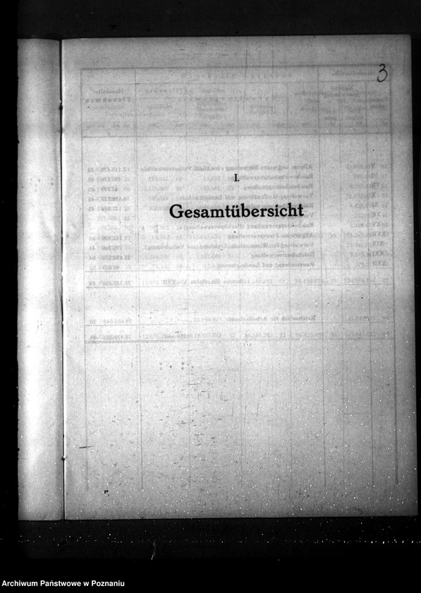Obraz 7 z jednostki "Übersicht über die Haushaltseinnahmen und Ausgaben sämtlicher in der Behörde des Reichsstatthalters vertretenen staatlichen Verwaltungszweige"