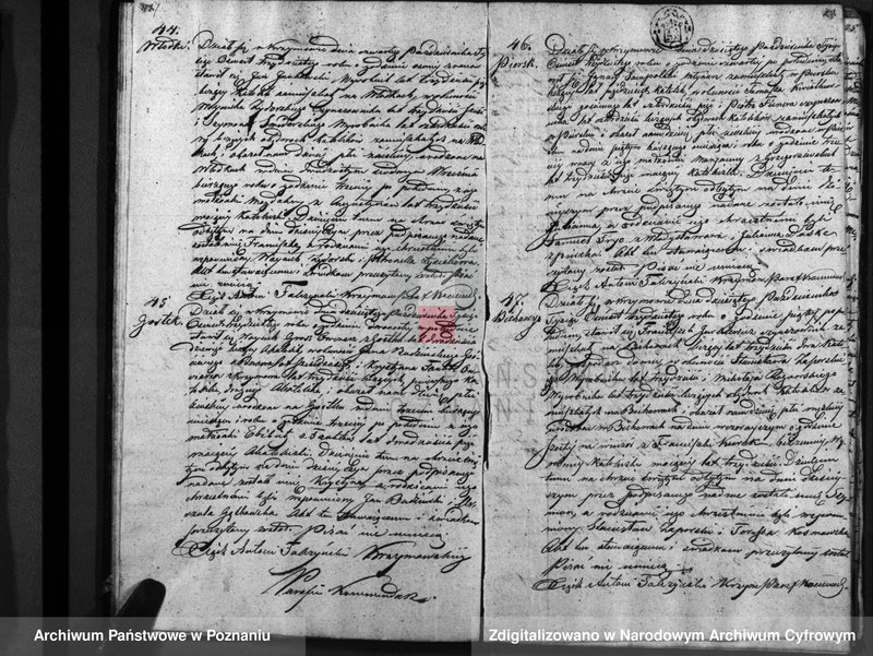 Obraz 15 z jednostki "Akta urodzenia, małżeństwa i zgonu"