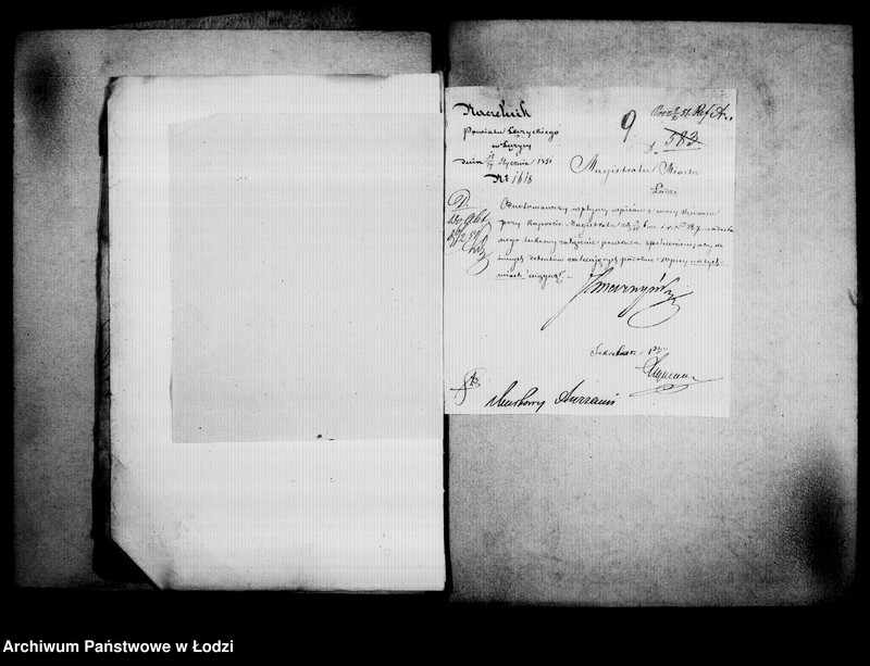 Obraz 13 z jednostki "Akta tyczące się awizacji"