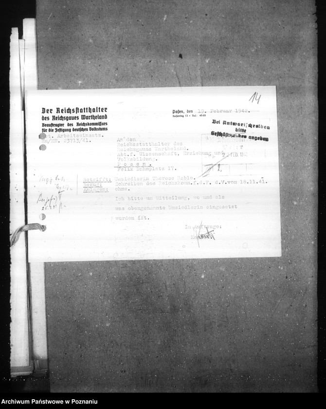 Obraz 18 z jednostki "Einstellungen und Versetzungen der Lehrkräfte"